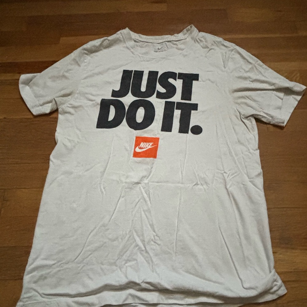 Nike White Short Sleeve Tee Just Do It